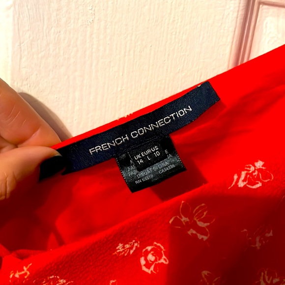French Connection red maxi dress size 10 - Picture 8 of 8